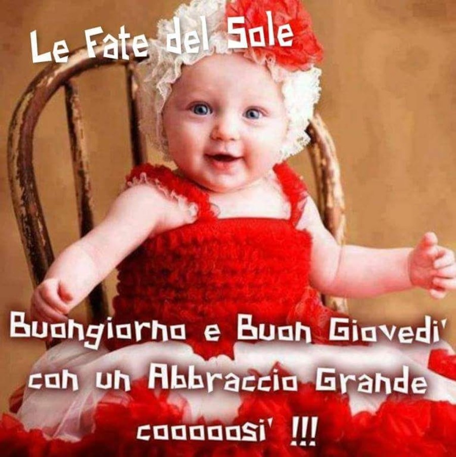 Buon Giovedì bambini