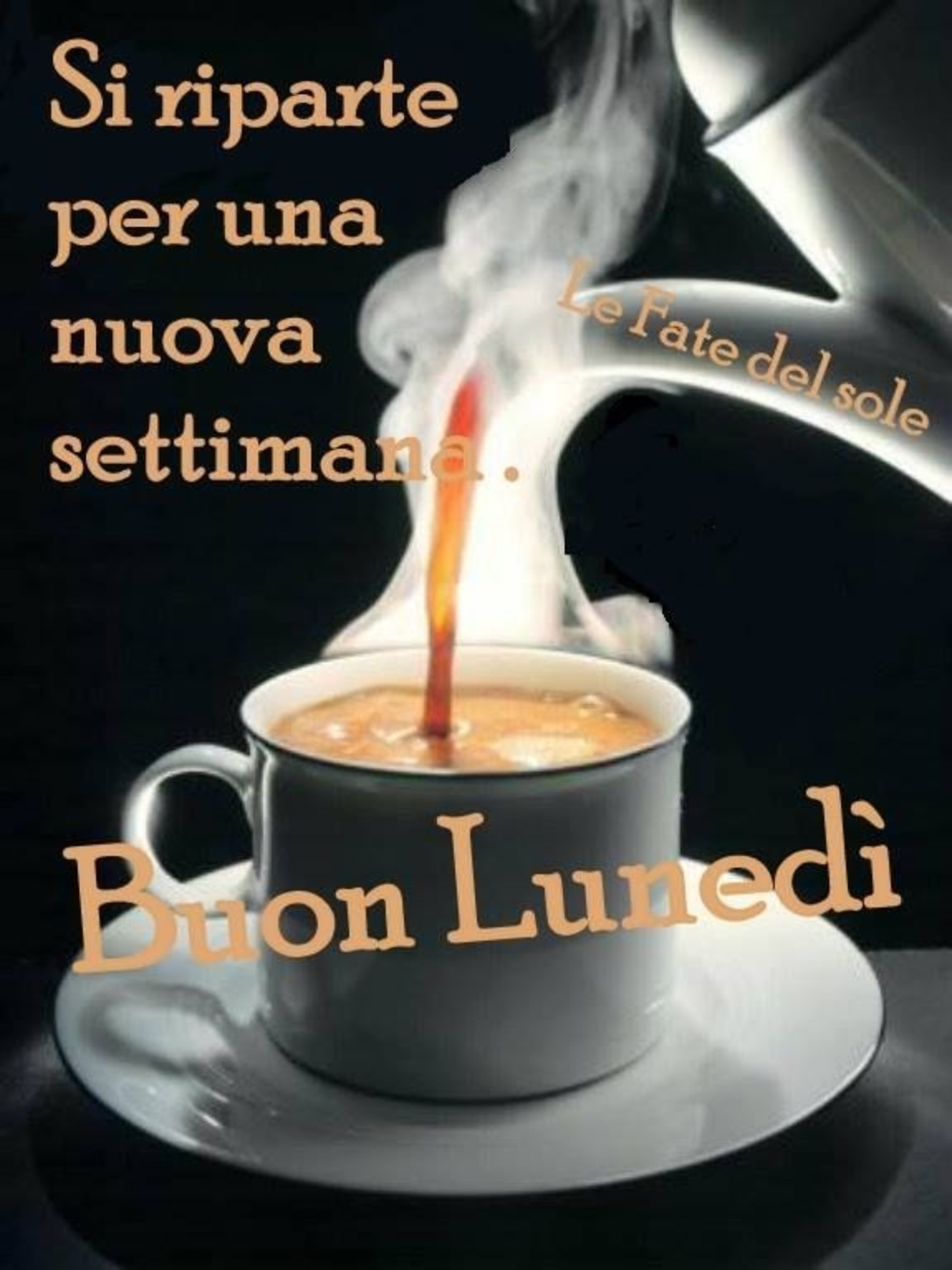 Buon Lunedì Buongiorno caffè