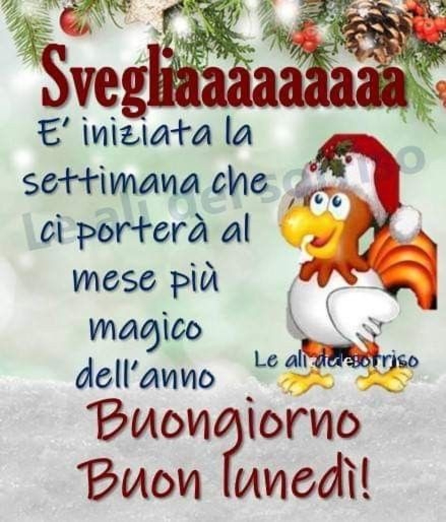 Buon Lunedì Buongiorno immagini natalizie 7