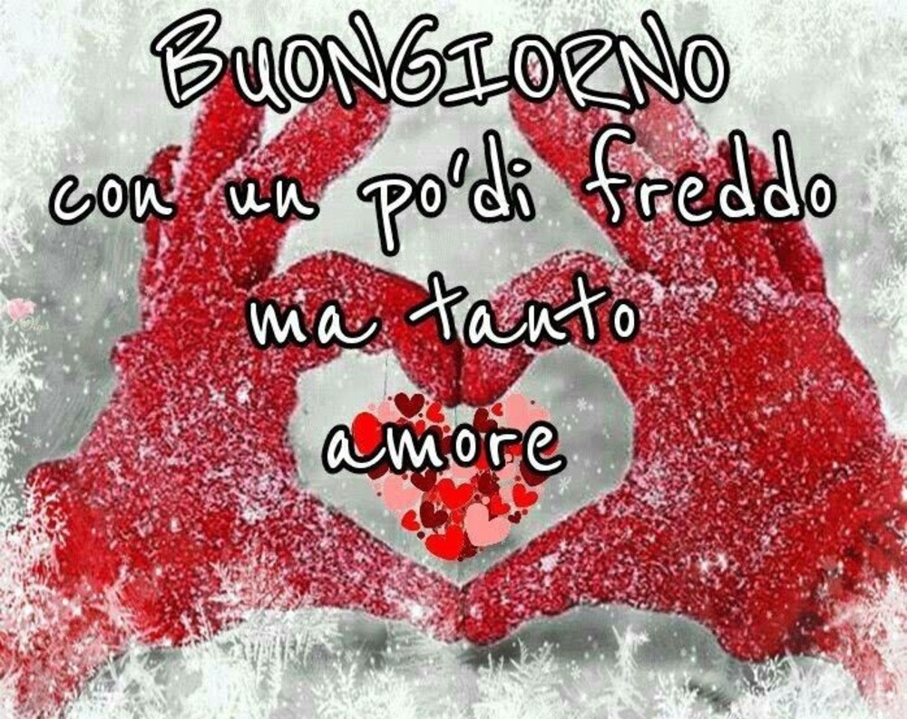 Buongiorno col freddo