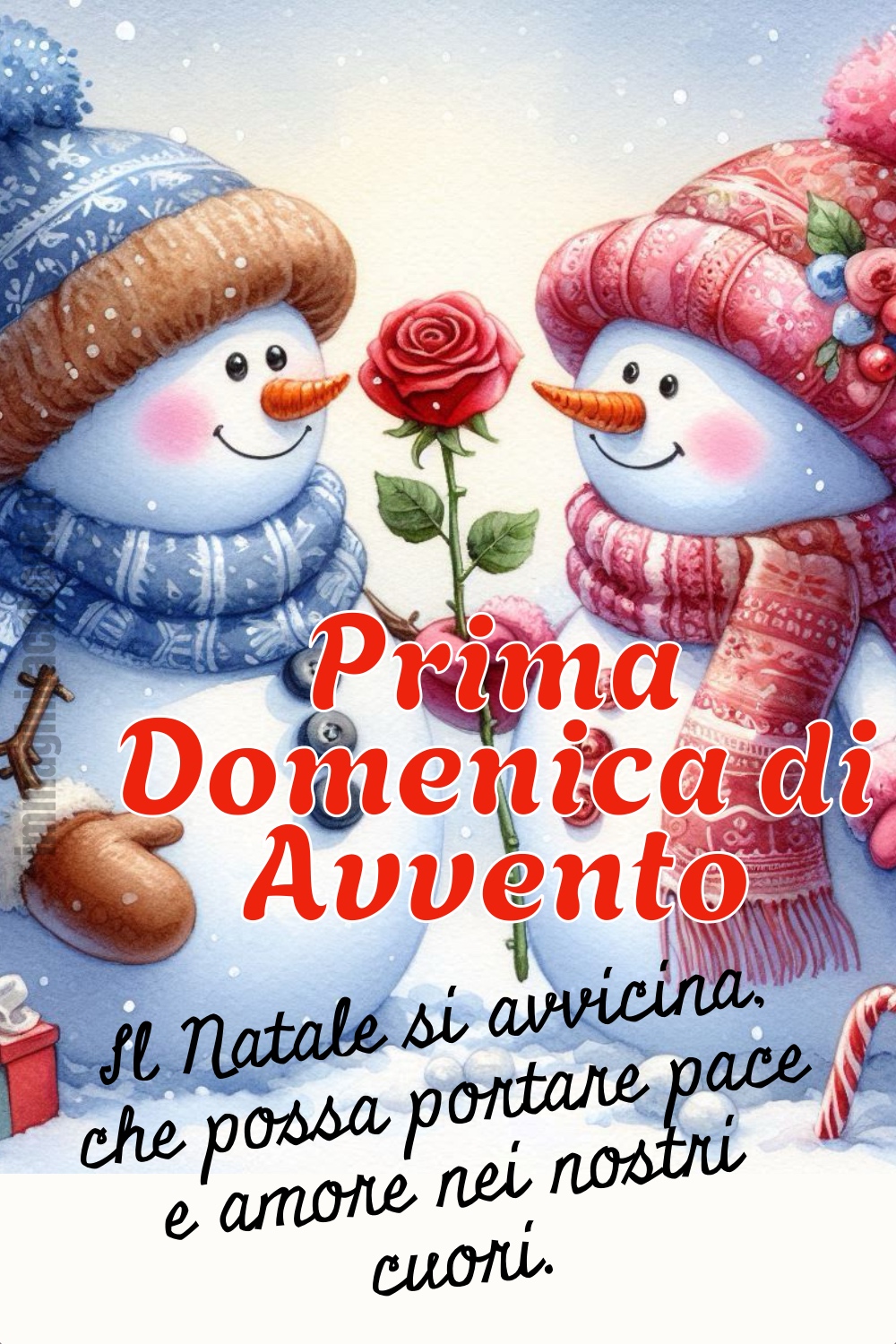 Il Natale si avvicina, che possa portare pace e amore nei nostri cuori. Prima Domenica di Avvento