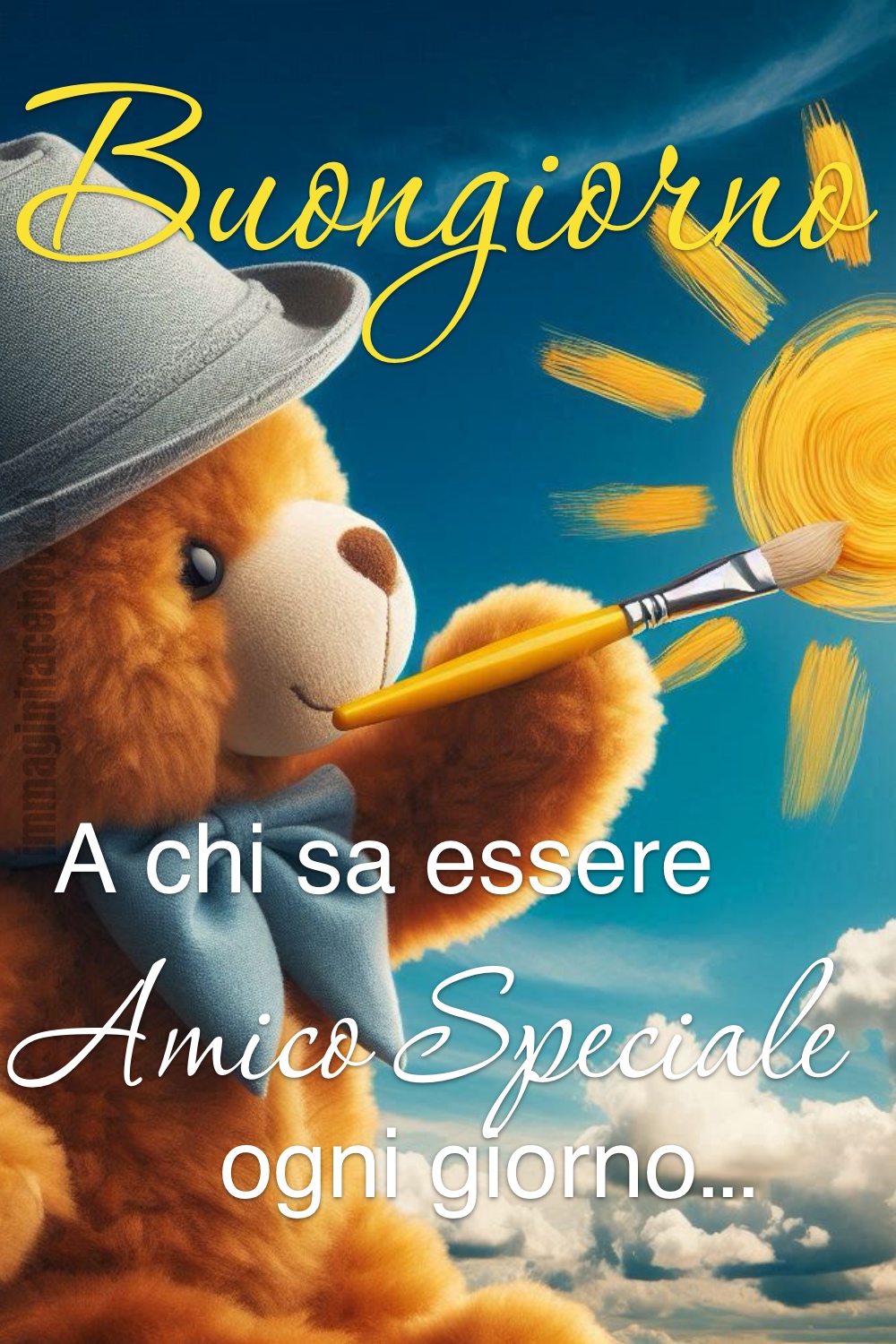 Buongiorno a chi sa essere Amico Speciale ogni giorno...